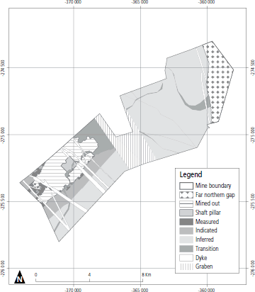 Zondereinde Merensky resource classification 2014 [map]