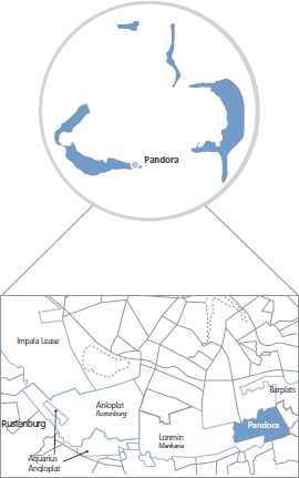 Pandora map